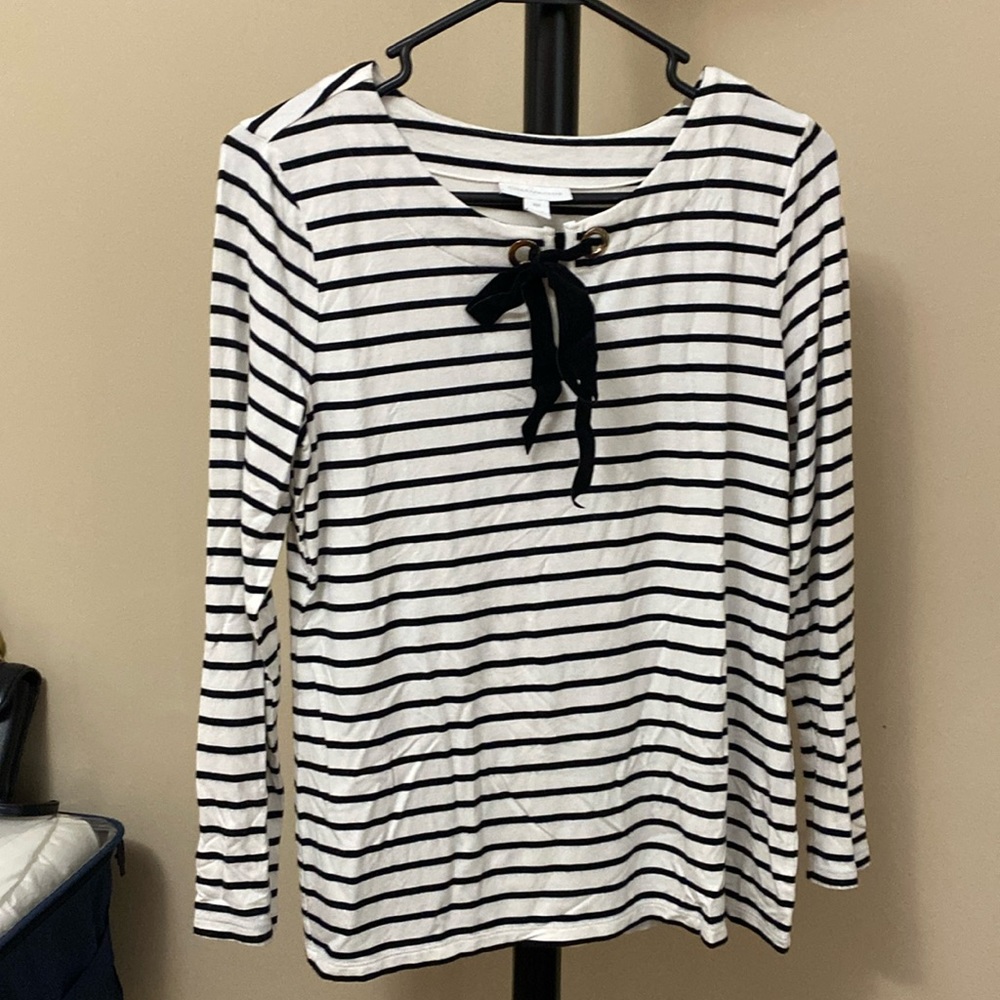 Charter Club Stripes Blouse